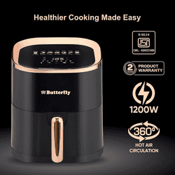 Butterfly Magnum Digital Air Fryer | 4.5L | 1200W | Black