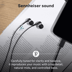 Sennheiser CX 80U Wired Headset | USB Type-C | Black
