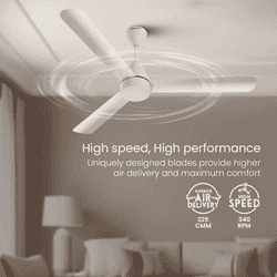 Crompton Energion Cookie BLDC Ceiling Fan | 1200MM | Ivory