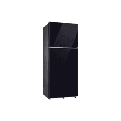 Samsung Double Door Refrigerator | 419 L | 2 Star | Black Glass | RT45HB6A4222HL