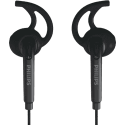 Philips Wired Earphones with Mic | Black | TAA1009