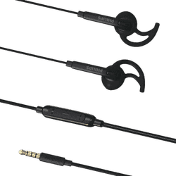 Philips Wired Earphones with Mic | Black | TAA1009