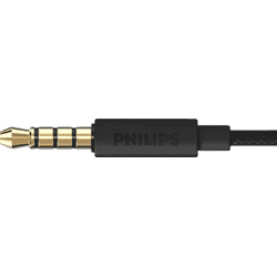 Philips Wired Earphones with Mic | Black | TAA1009