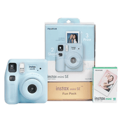 FUJIFILM Instax Mini SE Fun Pack Instant Camera | Multicolour