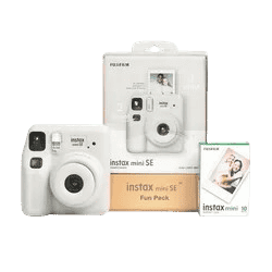 Fujifilm Instax Mini SE Fun Pack Instant Camera | Grey