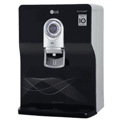 LG RO + UV + UF + Mineral Booster Water Purifier | 8L | Stainless Steel Tank | Black | WW184ETB