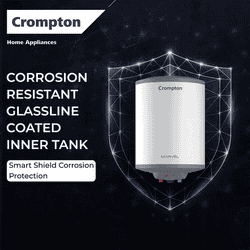 Crompton Marvel Vertical Storage Geyser | 6 L | White | ASWH-5106