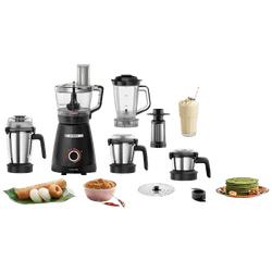 Bosch PureMixx Mixer Grinder Food Processor | 800 Watt | 5 Jars | Black | MP8515A1KI
