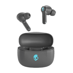 Skullcandy Ink’d True Wireless Earbuds with Active Noise Cancelling | Quad Mic with ENC | Grey Matte