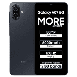 Samsung Galaxy A07 5G | 4GB | 128GB | Black | NM