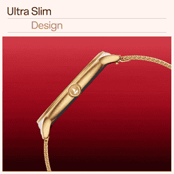 Boat Chrome Iris Fashion Round Smart Watch | 1.32" AMOLED Display | 1000 Nits | Metal Gold