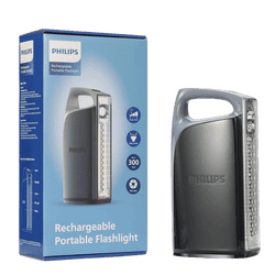 Philips Portable Emergency Light | Rechargeable | 4000MAh Battery | Black | SFL3402