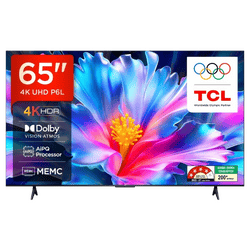 TCL 4K Ultra HD Smart LED Google TV | 165 cm (65 inches) | Black | 65P6L