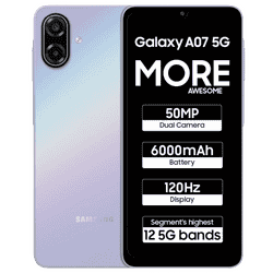 Samsung Galaxy A07 5G | 6GB | 128GB | Light Violet | NM