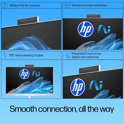 HP AIO Desktop | Intel Core i3-1315U | 8GB | 512GB | Windows 11 Home | Shell White | 24-CR0905IN