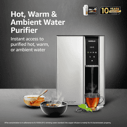 Havells Gracia Alkaline Water Purifier | RO+UV+Alkaline | 6.5L | Silver & Black