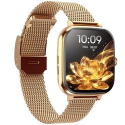 Fastrack Noir Rizz Smart Watch | 1.72" inch Ultra HD Display | BT Calling | Rose Gold