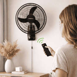 Blueberry WEE 16 PRO BLDC Wall Fan with Remote | 400mm | Black