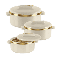 Milton Curve Casserole Set | Easy to Store | Multicolour