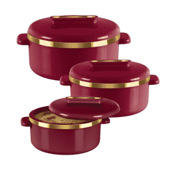 Milton Curve Casserole Set | Easy to Store | Multicolour