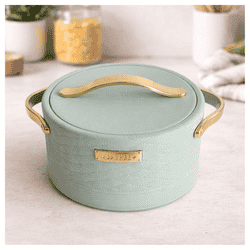 Jaypee Luxura 2000 ml Stainless Steel Insulated Casserole | Hot & Cold Food Storage Container | Multicolour