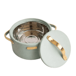 Jaypee Luxura 2000 ml Stainless Steel Insulated Casserole | Hot & Cold Food Storage Container | Multicolour