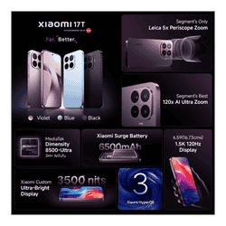 Xiaomi 17T 5G | 12GB | 256GB | Violet