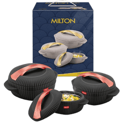 Milton Oyster Reg Set Insulated Casserole | Easy to Carry | Multicolor