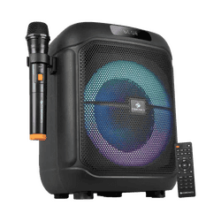 Zebronics Sono Plus Bluetooth Party Speaker | 48W RMS | Wireless Mic | Black