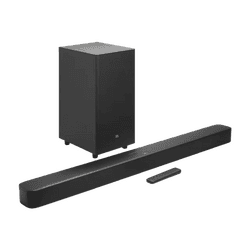 JBL Bar 2.1 Essential Soundbar with Wireless Subwoofer | 440W | Dolby Digital | 2.1 Channel | Black | JBLBAR21ESSBLKIN