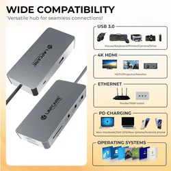 Lapcare Lap-C 8 In 1 Extended Travel Docking station