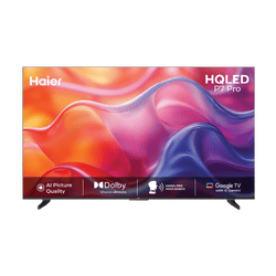 Haier P7 Pro 43P7 HQLED AI Smart Google TV | 109 cm (43 inch) | Black | 43P7