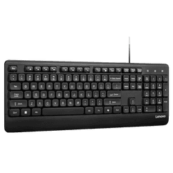Lenovo 110 USB-A Wired Multimedia Keyboard | Black