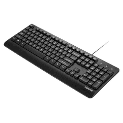 Lenovo 110 USB-A Wired Multimedia Keyboard | Black