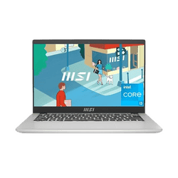 MSI Modern 14  Laptop | Intel Core i3 | 16GB | 512GB | Windows 11 Home | Silver | 9S7-14J111-118