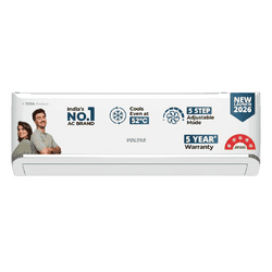 Voltas Inverter Split AC | 1 ton | 5 star | Silver & White | SAC 125 INV VECTRA ZEN SILVER
