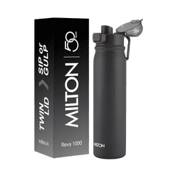 Milton Reva 1000 Stainless Steel Water Bottle | Multicolour