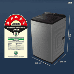IFB Fully Automatic Top Loading Washing Machine | 5 Star | 7 Kg | Grey | TL701AG1ID