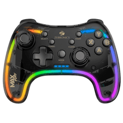 Zebronics Max Fury Wired Gamepad | Dual motors force | Black