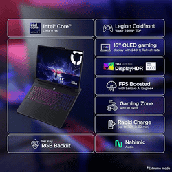 Lenovo Legion Pro 7 Gaming Laptop | 32 GB | 1TB |  Windows 11 Home | Black | 83F500HPIN