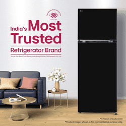LG Frost-Free Double Door Convertible Refrigerator | 276 L | 2 Star | Smart Inverter | Onyx Black | 2026 Model | GLT2826XWOB