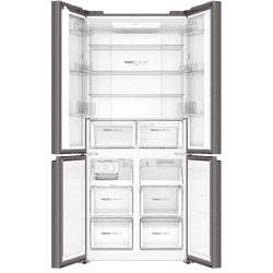 Haier Frost Free French Door Convertible Refrigerator | 520 L | 3 Star | Inox Steel | HRB-600IS