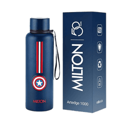 Marvel Artedge 1000 Thermosteel Flask | 1000 ml | 24 Hr and Cold | Leak Proof | Assorted Colors