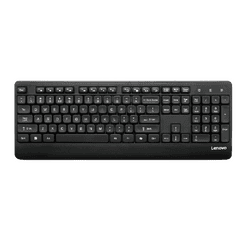 Lenovo 110 USB-A Wired Multimedia Keyboard | Black
