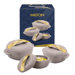 Milton Oyster Reg Set Insulated Casserole | Easy to Carry | Multicolor
