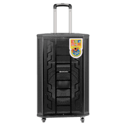 Zebronics Zeb Metal Pro Trolley DJ Speaker | 150 W | Black | 2X15L1