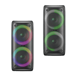 Zebronics Zeb Barrel 200 Bluetooth Portable Speaker with Wireless Mic | 40 W | Black