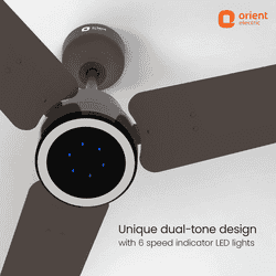 Orient Ecotech Prime CX BLDC Ceiling Fan | 1200MM | Metallic Bronze Copper