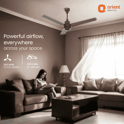 Orient Ecotech Prime CX BLDC Ceiling Fan | 1200MM | Metallic Bronze Copper