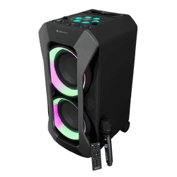 Zebronics Zeb Roxor Plus Trolly DJ Speaker | 180 W | Black
